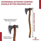 Outdoor Camping Handmade Functional Viking Norse Double Sided Bitted Bearded Axe