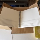 Avery Economy View 3 Ring Binders 1  Round Rings 12 pack White Binders  05711 