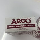 4   Argo Gloss Laundry Starch Easy To Use Crisp Finish Discontinued Nos Sealed
