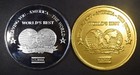 1991 U s  Post Office 20th Anniversary  999 Silver 1oz Medal   Token