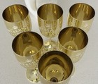 New Moet Chandon Imperial Gold Acrylic Champagne Goblet Glass Set Of 6