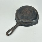 Vintage Griswold Cast Iron Skillet Frying Pan   3 Large Block Logo Needs Clean