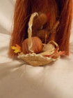 Arensbak 8  Harvest Troll   Female Holding Basket With Pumpkin And Leaves 