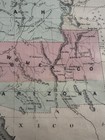 Territorial Western Us 1860 Antique Map Uncommon