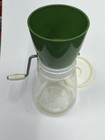 Vintage Federal Housewares Nut Grinder Chopper Green With White Lid