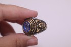 Vintage 1978 Goodlettsville High School Class Ring - Blue Stone - Jostens Style