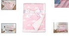 Luxurious Chenille Sherpa Baby Blanket     Warm  Cozy   Stylish  30  X 35 