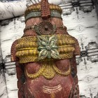 Antique Ganesha Wall Elephant s Head 25    Wood Hindu Buddist God Decor Primitive