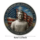 1pc Charlie Kirk Memorial Coin For Charlie s Fans Young Hero Of Us 1993-2025