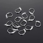 100 Pcs 925 Sterling Silver Earring Hooks Beads For Jewelry Making Ear Wires Set