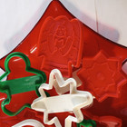 11 pc  Lot Asst  Plastic Holiday Cookie Cutters Wilton Etc   Plastic Cookie Tray