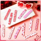  48 Pcs Valentine s Day Gift Hearts Emery Board Valentine s Day Double Sided 