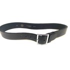 Boston Leather Weave Patter 36 Inch Black Belt 1 5 Wide Silver Buckle 