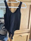 Gypsy   Jade Women s Black Solid One Piece Bodysuit  Size S m