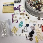 Fantastic Huge Lot Of 1000  Vintage Buttons Etc    Great Variety Plus Oval Tin