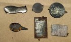 Vtg 6 Metal Tobacco Tags Mayo s taylor s- master Workman va Dare w   Mc 1900s