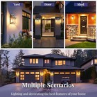 1-8x Outdoor Solar Wall Light Led Motion Sensor Bright Flood Street Lamp 3 Modes