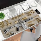 Extended Gaming Mouse Pad Large Size 31 5   X 11 8   Computer Keyboard Mat