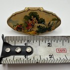 Stratton Lipstick Holder And Mirror Sweet Pea Pattern Vintage 934048