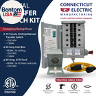 Emergen Manual Transfer Switch Kit 30 Amp  25 Foot Cord  10-circuit  7500 Watts 