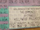 Ramones Ticket Stub 1994 Vintage Concert Tour Los Angeles Hollywood Palladium