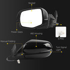 Side Rear View Mirror Compatible With 2016-2022 Honda Pilot Power Heated Turn Si