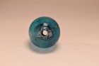 Antique Blue Round  Glass Lightning Rod Ball 2  Vintage
