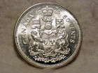 1962 Canada 50 Cents  800 Silver Coin High Grade Uncirculated