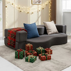 Full Size Convertible Futon Sofa Bed Floor Foldable Foam Mattress Sleeper Gray