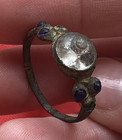 Byzantine Medieval 800-1200 Ad Century Copper Ring   211