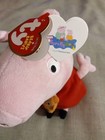 Ty Beanie Baby 6  Regular Peppa Pig Plush Animal Stuffed Toy New W  Heart Tags