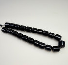 73 Grams Antique Bakelite catalin Black Color Beads 