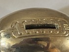 Silverplate silver Plate Football Coin Piggy Bank
