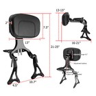 Multi-purpose Backrest Sissy Bar For Harley Cvo Road King Street Glide 2014-2024