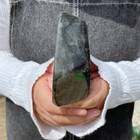 1 1lb Natural Labradorite Quartz Crystal Stone Specimen Healing G8048