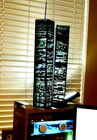 World Trade Center Twin Towers Model 9 11 Lighted Lamp Translight Prints New