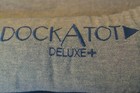 Dock A Tot Deluxe Plus Dock Baby Lounger 0-8 Months Denim Chambray Blue Euc