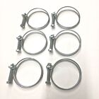 Qty 6 - Premium Radiator Coolant Hose Clamps 2 1 2 -2  Double Wire   Seal