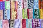 Very Rare Lot Antique Vintage Sari Trim Lace Edging Ribbon 45 Pcs Craft Rare  