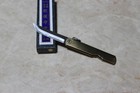 Higonokami Japanese Pocket Knife Sword Type White Steel 2 Brass Handle Usa