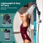 Portable Camping Shower 6000mah Rechargeable Outdoor Electric Filter Head Pump