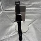 Apple Watch Series 1 38mm Silver Aluminum Black Silicone Band