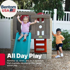 Step2 Woodland Climber Ii Kids Playset Toddler Slide Climbing Wall