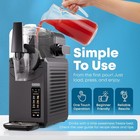Iceman By Chefman Slush-ease Max 90oz Slushie Machine  64oz Liquid Capacity