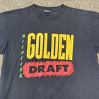 Vintage Michelob Shirt Xl Black 90s Golden Draft Light Beer Single Stitch Promo