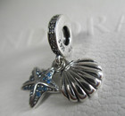 Tropical Starfish   Seashell Pendant Under The Sea Pandora Charm Holidays Hawaii