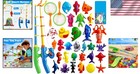 Magnetic Fishing Toy Set For Kids - Educational Water Play With 30 Colorful Fish