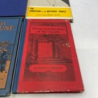 4 Vintage Hc Book Lot Christianity Great Fundamentals Material World Without Exc