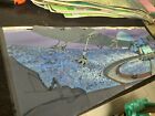 Vintage Bravestarr Animation Cels Panoramic Background Production Art Anime Cel