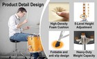 Drum Throne With Drumsticks Set  Padded Seat  Adjustable Height For Adult